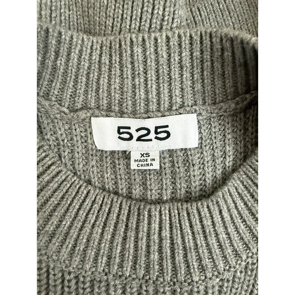 525 DEMI: HIGH CREWNECK COTTON TANK - Grey - XS - Picture 4 of 4